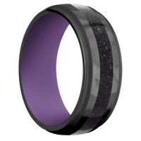 Zirconium + Rockpolish , Satin Finish + Wild Purple