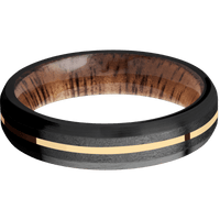 Zirconium + Distressed , Satin Finish + Koa