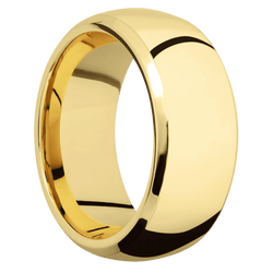 22K Yellow Gold + Polish , Polish Finish