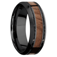 Zirconium + Polish , Satin Finish