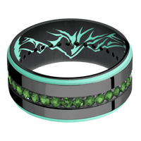 Zirconium + Polish , Polish Finish + Robins Egg Blue