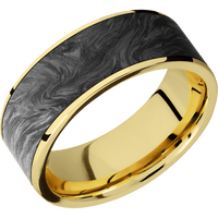 14K Yellow Gold + Polish Finish