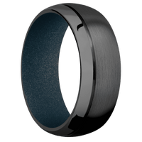 Zirconium + Satin , Polish Finish + Blue Titanium