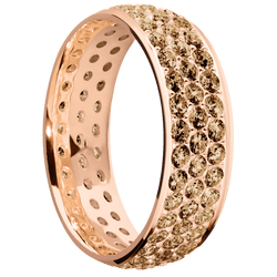 14K Rose Gold + Polish Finish