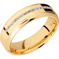 14K Yellow Gold + Polish , Polish Finish
