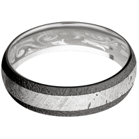 Tantalum Noir + Stipple Finish + Palladium Silver