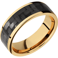 14K Yellow Gold + Polish Finish