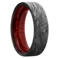 Forged Carbon Fiber + None Finish + Blood Wood