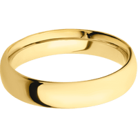 18K Yellow Gold + Polish Finish