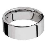 10K White Gold + Polish Finish