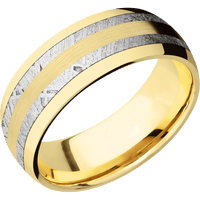 14K Yellow Gold + Polish Finish