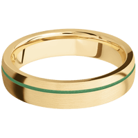 10K Yellow Gold + Satin , Satin Finish