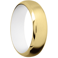 10K Yellow Gold + Satin , Polish Finish + Your Color