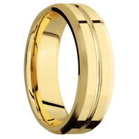 14K Yellow Gold + Polish , Polish Finish