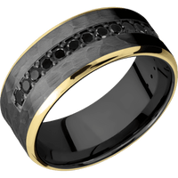Zirconium + Hammer , Polish Finish