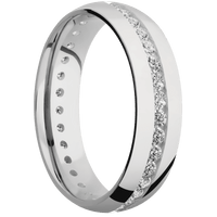 Palladium Silver + Polish Finish