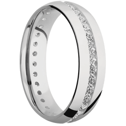 Palladium Silver + Polish Finish