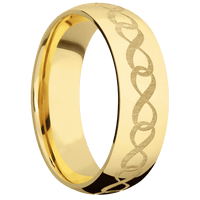 22K Yellow Gold + Polish Finish