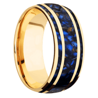 14K Yellow Gold + Polish Finish