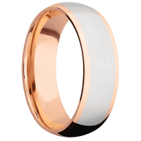18K Rose Gold + Polish Finish