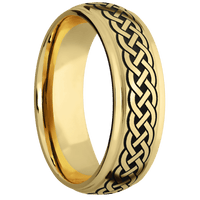 10K Yellow Gold + Anglesatin , Polish Finish