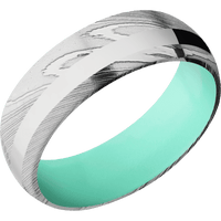 Damascus + Polish Finish + Robins Egg Blue