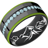 Zirconium + Polish , Polish Finish + White