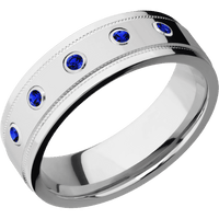 14K White Gold + Polish , Polish Finish