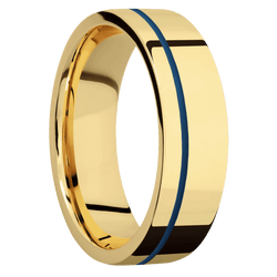 14K Yellow Gold + Polish , Polish Finish