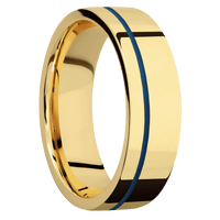18K Yellow Gold + Polish , Polish Finish