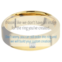 18K Yellow Gold + Satin , Satin Finish