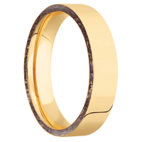 10K Yellow Gold + Polish Finish