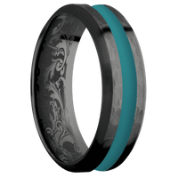 Zirconium + Hammer , Satin Finish