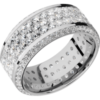 14K White Gold + Polish , Polish Finish