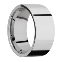 18K White Gold + Polish Finish