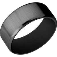 Zirconium + Crosssatinblack , Polish Finish + Black