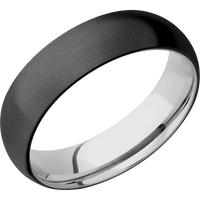 Zirconium + Bead Finish + Palladium Silver