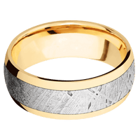 14K Yellow Gold + Polish Finish