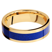 10K Yellow Gold + Satin Finish