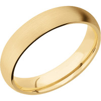 10K Yellow Gold + Satin Finish