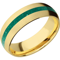 10K Yellow Gold + Satin Finish