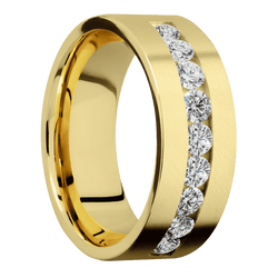 10K Yellow Gold + Anglesatin Finish