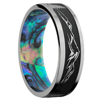 Titanium + Satin Finish + Abalone