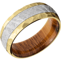 18K Yellow Gold + Rock Finish + Desert Iron Wood