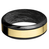 Zirconium + Polish , Polish Finish + Forged Carbon Fiber