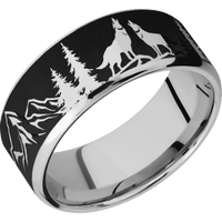 14K White Gold + Polish , Polish Finish