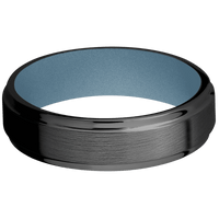 Zirconium + Satin , Polish Finish + Polar Blue