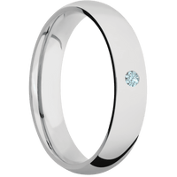 14K White Gold + Polish Finish