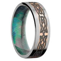 Titanium + Satin Finish + Black Mother of Pearl