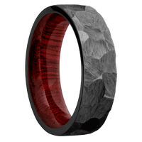 Zirconium + Rock Finish + Blood Wood